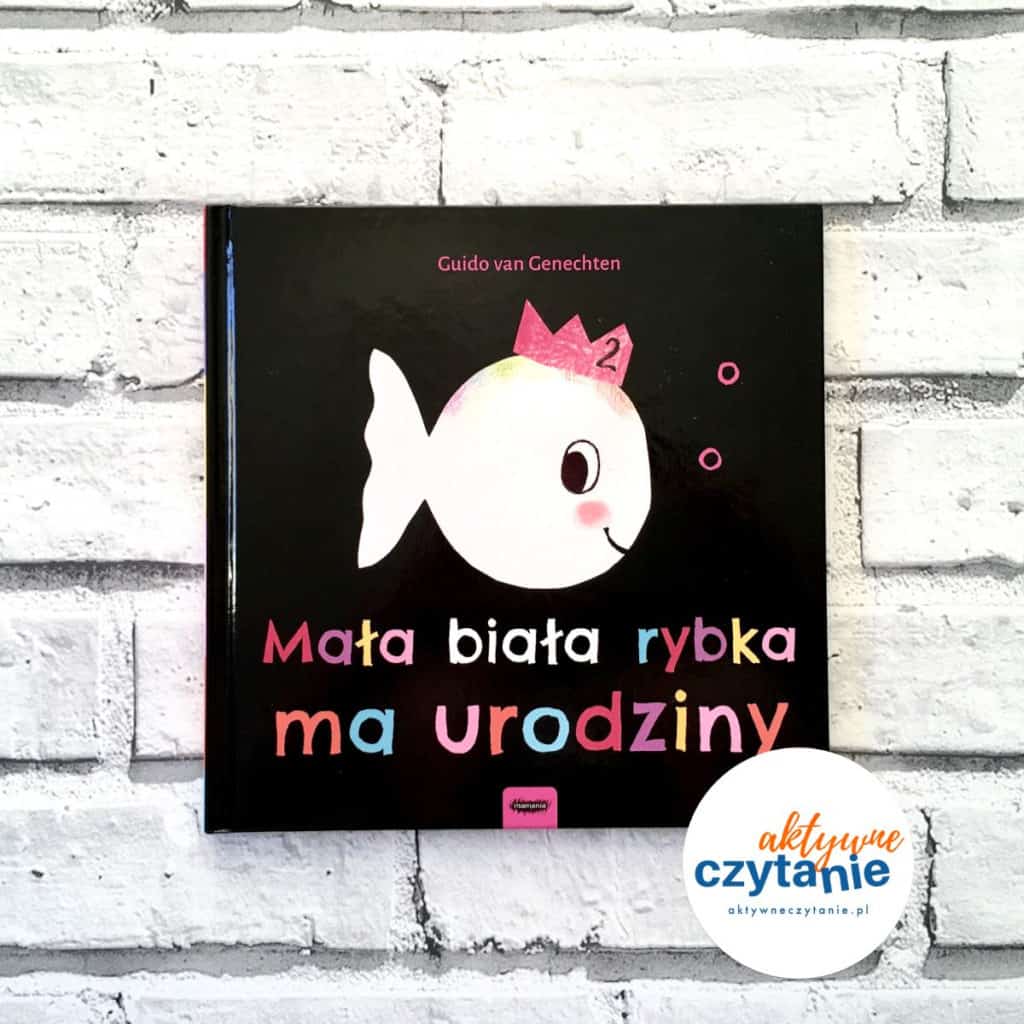 Mała biała rybka ma urodziny okładka książka