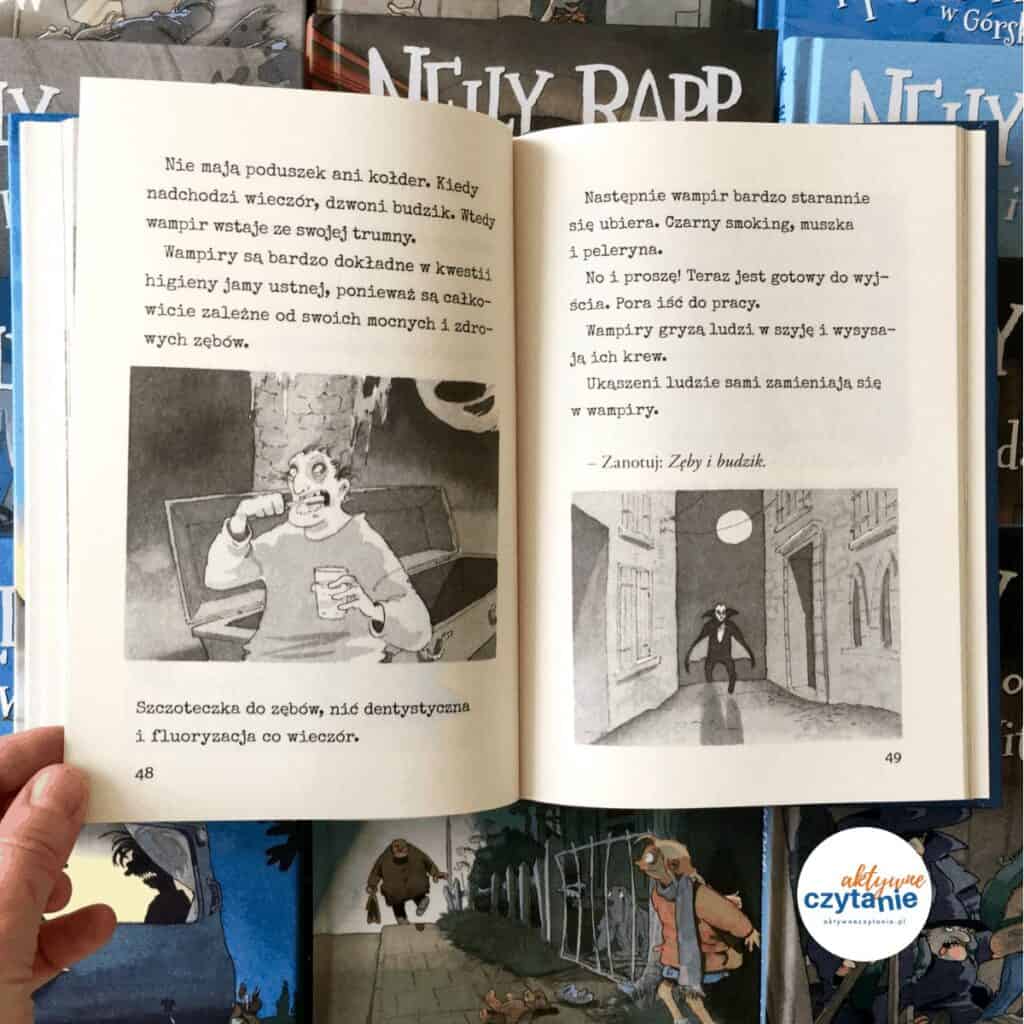 Nelly Rapp seria ksiązki dla dzieci aktywne czytanie Upiorna Akademia książki dla dzieci aktywne czytanie