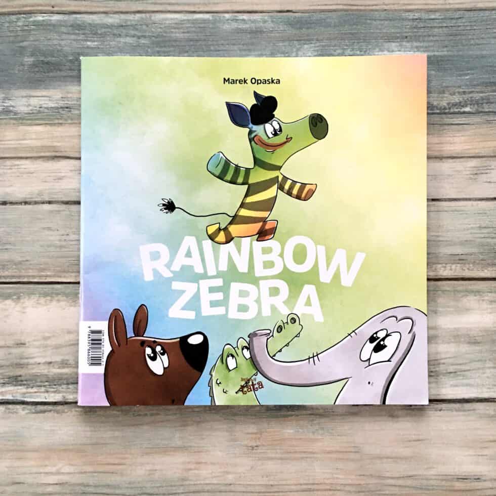 Tęczowa zebra Bajka po polsku i angielsku dla dzieci 37 lat