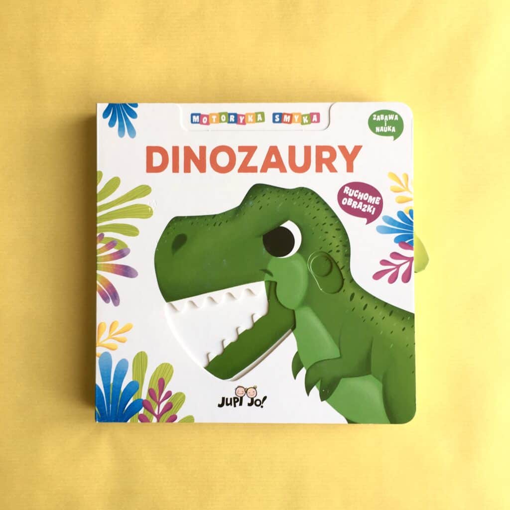 Jupi jo kartonowe ksiazki dla dzieci dinozaury