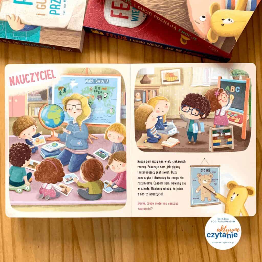 ksiazka dla dzieci 2-3-4-lata felus i gucio poznaja zawody recenzja ksiazki dla dzieci aktywne czytanie-9