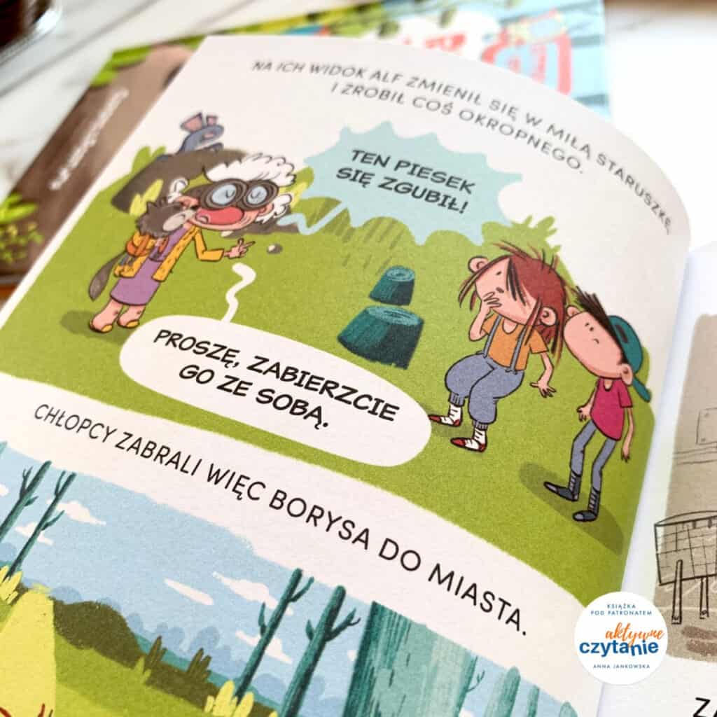 bitmaks robot z niebieskiego lasu komiksy do nauki czytania recenzja ksiazki dla dzieci16