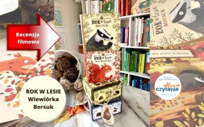 Rok w lesie. Wiewiórka i Borsuk – kartonowe książeczki dla dzieci