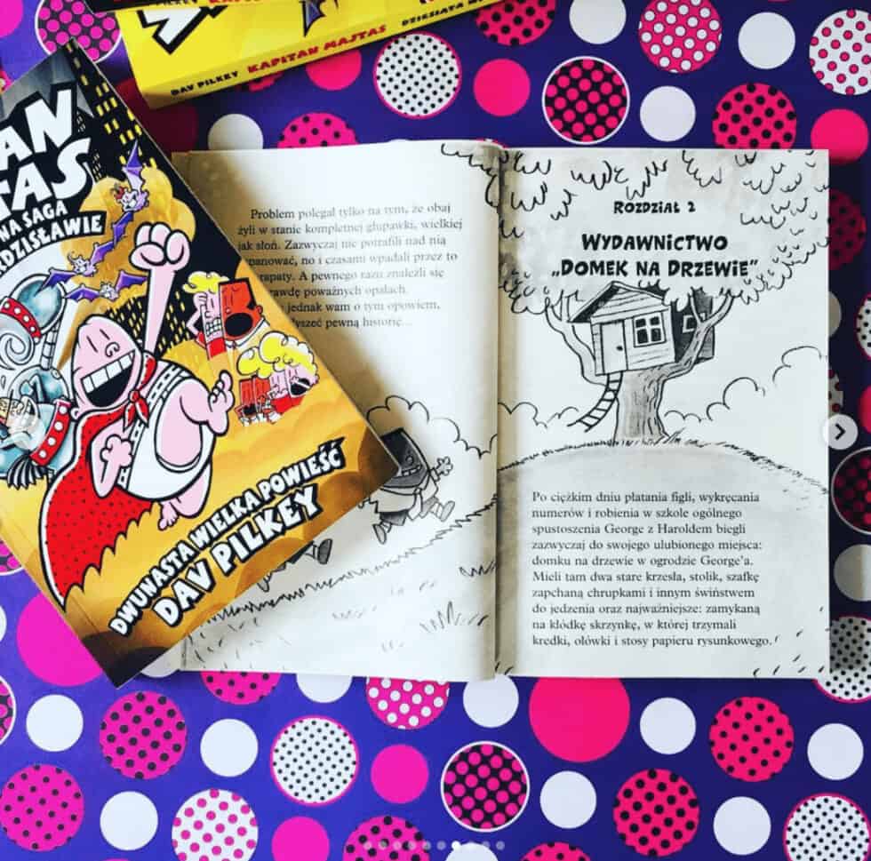 kapitan majtas recenzja ksiazki dla dzieci komiksy dla modziezy6