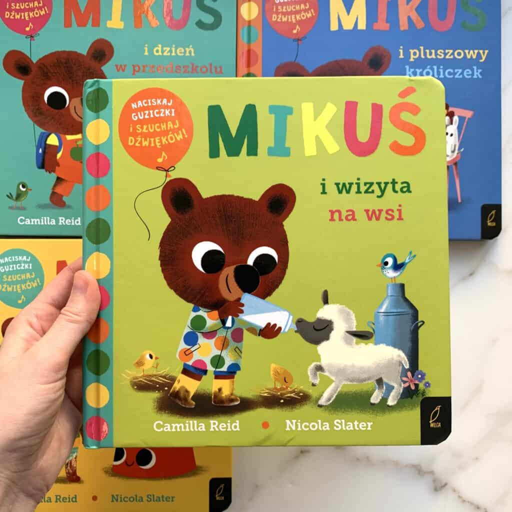 mikus i wizyta na wsi recenzja ksiazki dla dzieci dzwiekowe 2-lata wydawnictwo wilga4