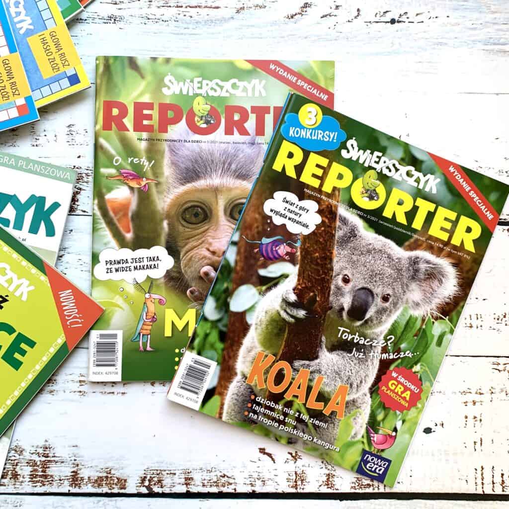 swierszczyk reporter magazyn dla dzieci przyroda aktywne czytanie ksiazki dla dzieci.44
