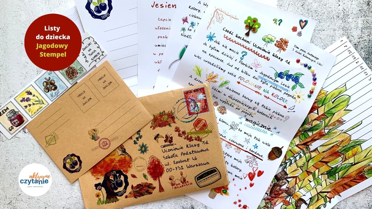 listy-do-dziecka-jagodowy-stempel-recenzja aktywne czytanie personalizowany list