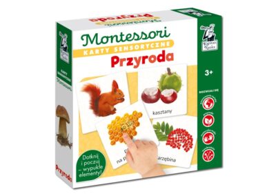 Seria Montessori. Karty Sensoryczne Przyroda 3+