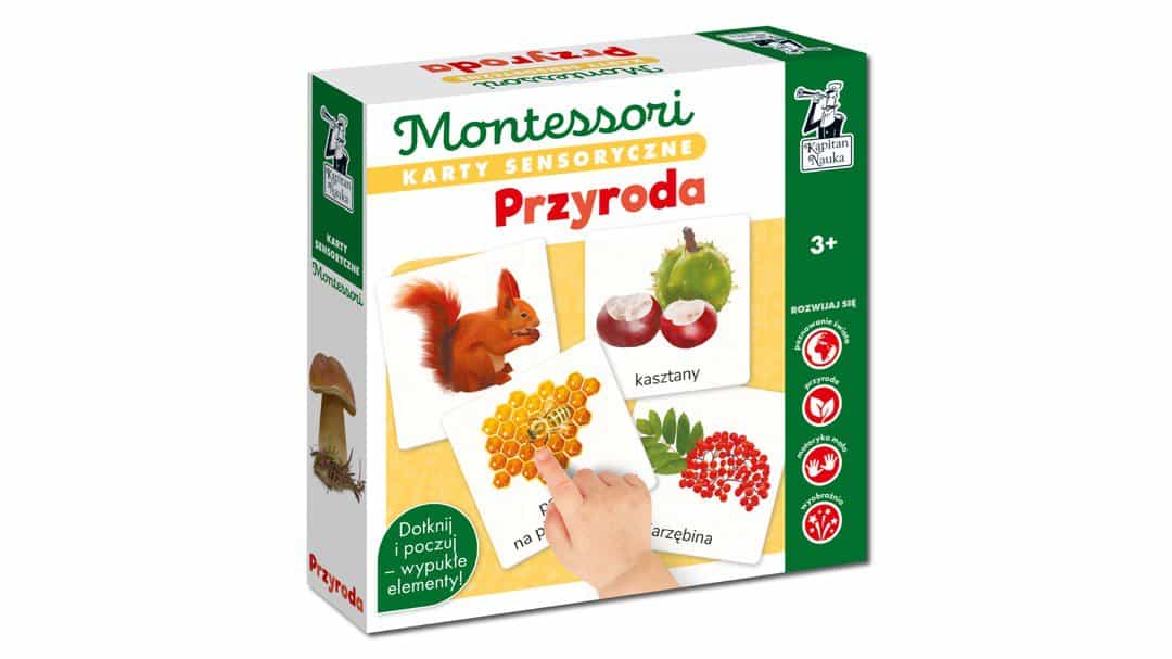 Seria Montessori. Karty Sensoryczne Przyroda 3+
