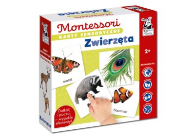 Seria Montessori. Karty sensoryczne. „Zwierzęta” (wiek 2+)
