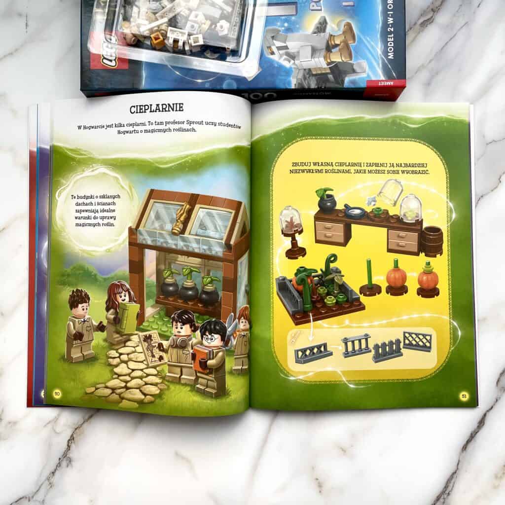 LEGO HARRY POTTER PONAD 100 POMYSLOW ZABAW I ZAGADEK recenzja ksiazki dla dzieci ameet-8