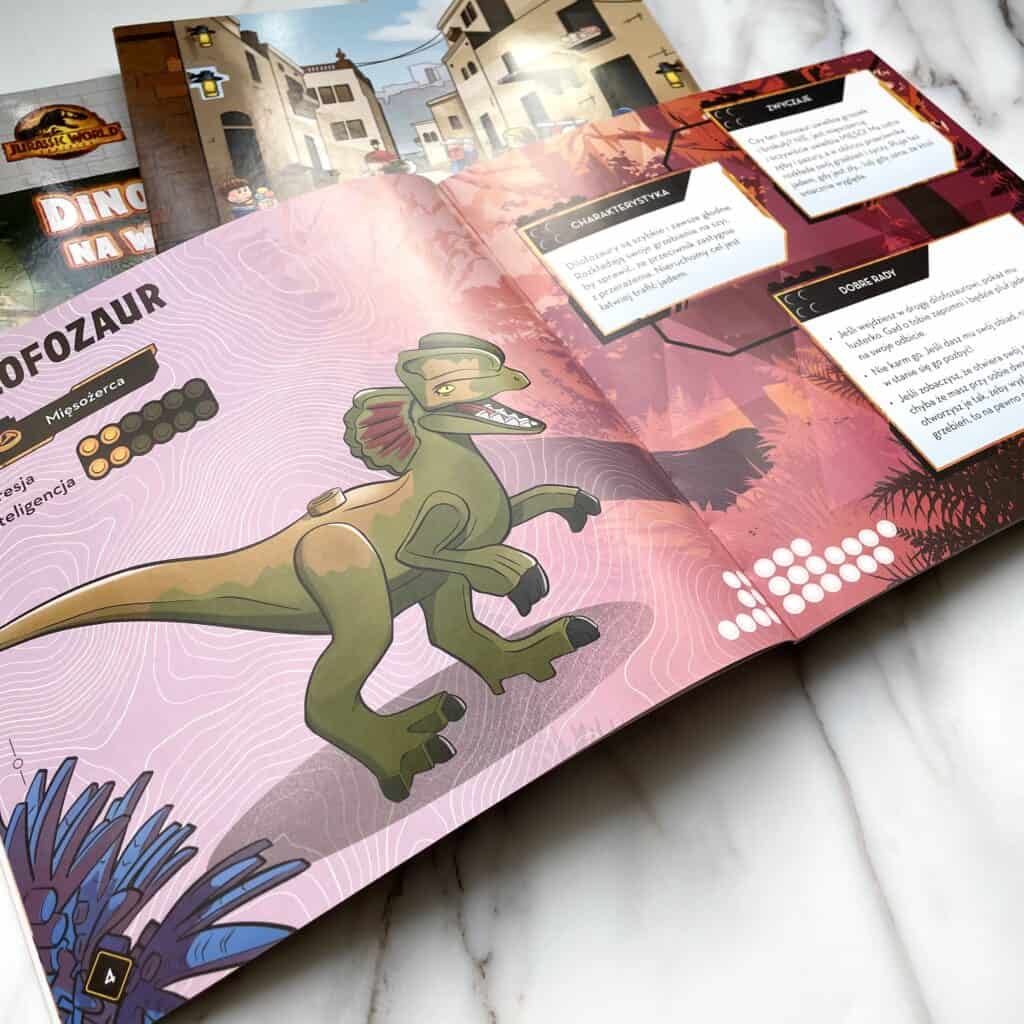 Lego Jurassic World Owen kontra Delacourt ameet recenzja ksiazki dla dzieci-8