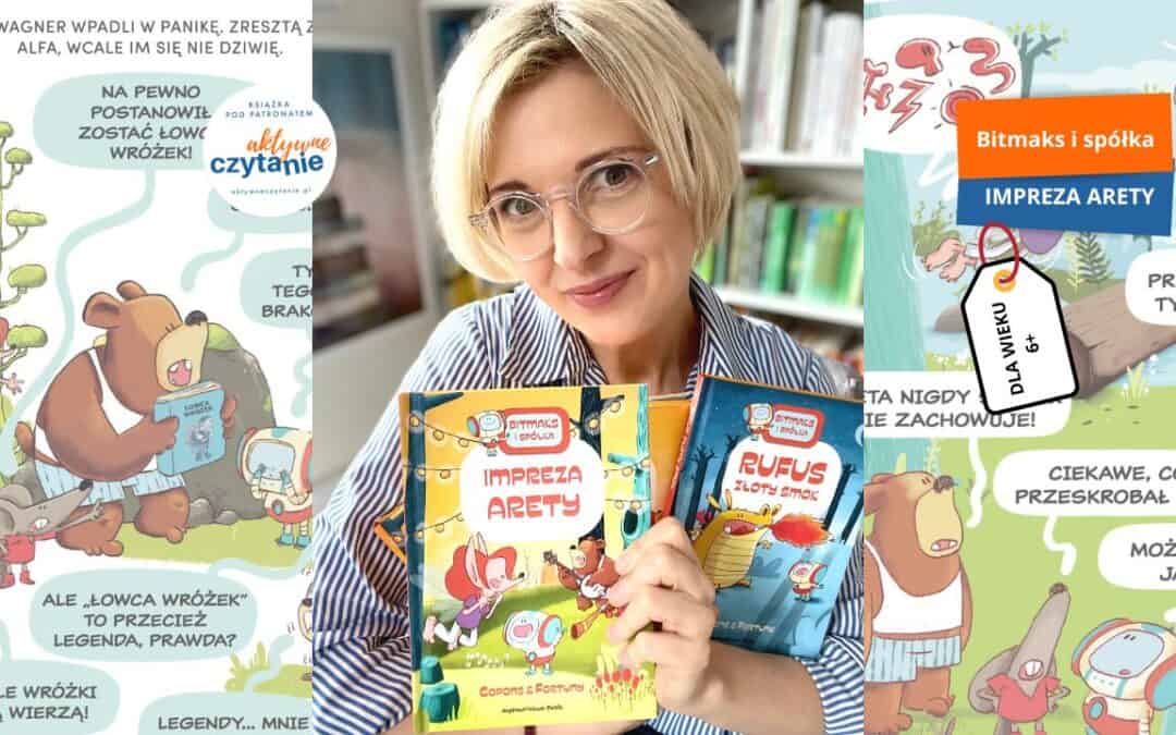 bitmaks-i-spolka-impreza-arety-debit-recenzja-ksiazki-dla-dzieci-komiksy