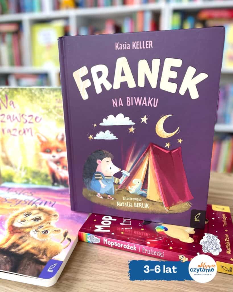 franek-na-biwaku-recenzja-ksiazki-dla-dzieci aktywne czytanie ksiazki dla dzieci wilga 32