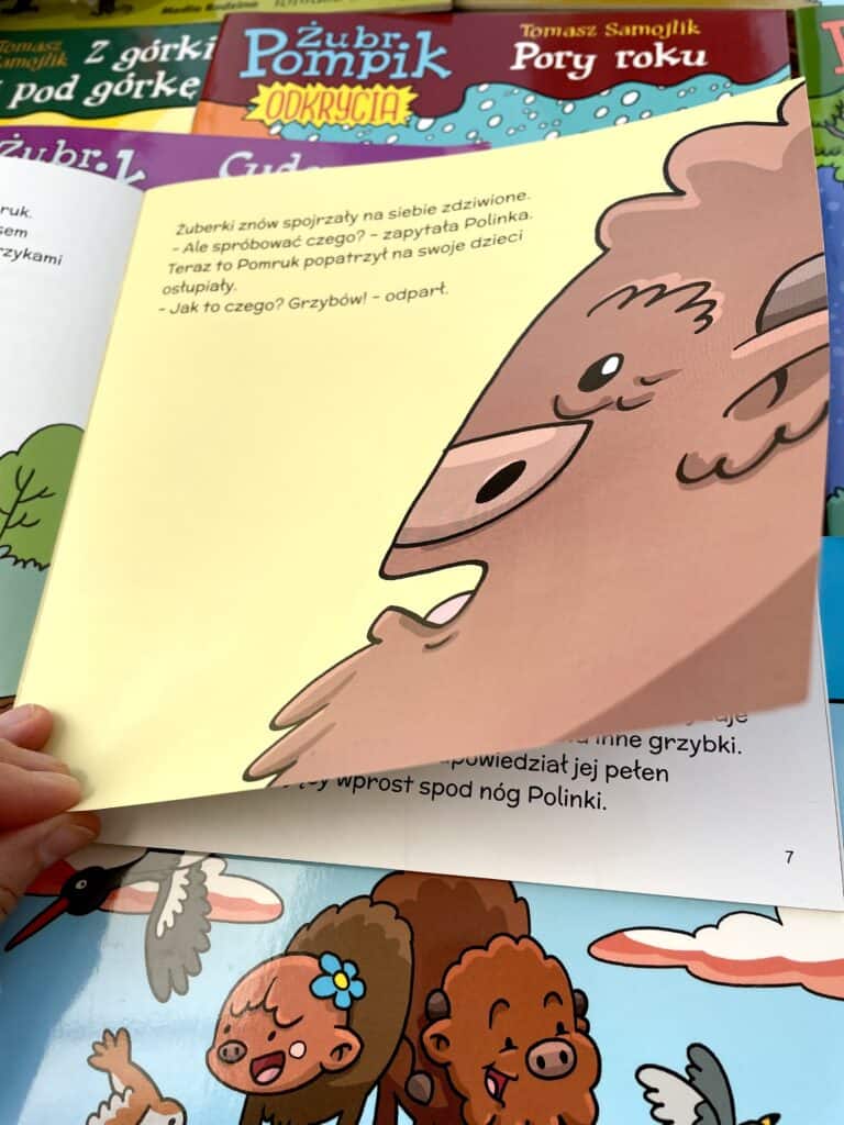 fantastyczne grzyby zubr pompik recenzja ksiazki dla dzieci