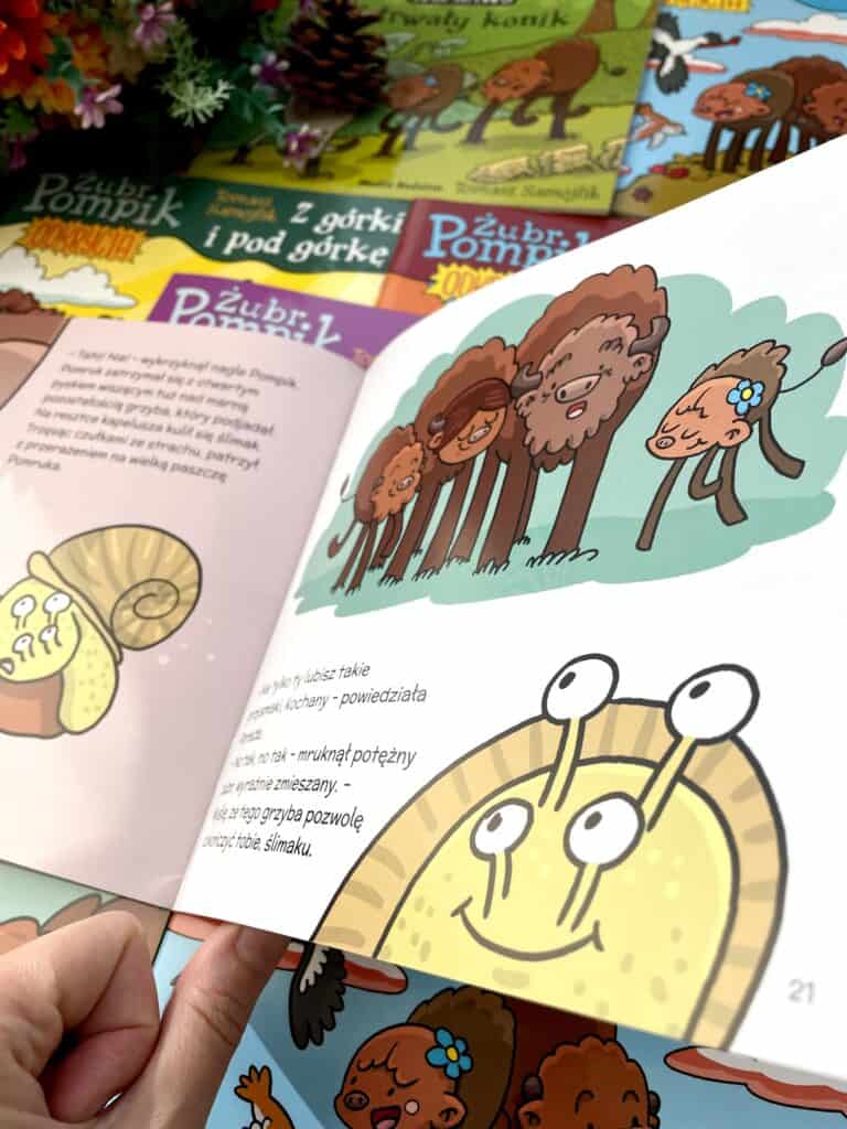 fantastyczne grzyby zubr pompik recenzja ksiazki dla dzieci