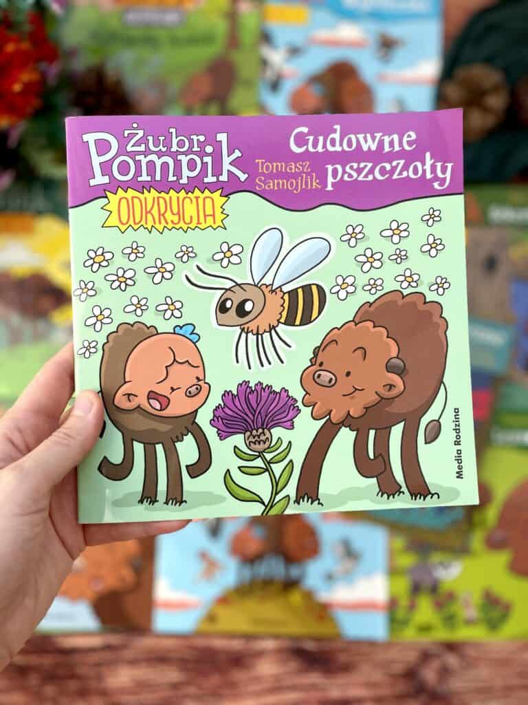 zubr pompik odkrycia cudowen pszczoly fantastyczne grzyby recenzja ksiazki dla dzieci