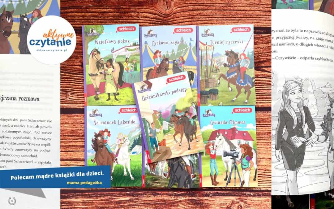 7 książek dla miłośników koni i zagadek „Horse Club”