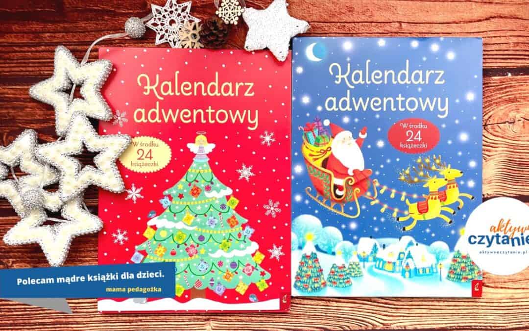 Duże kalendarze adwentowe z bajkami dla dzieci. 24 książki wydawnictwo Wilga