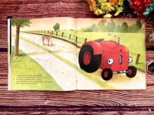 traktorek-pomaga-jelonkowi-recenzja-ksiazki-dla-dzieci-2-3-4-lata-papilon