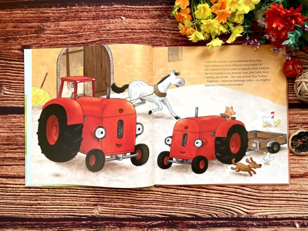 traktorek-pomaga-jelonkowi-recenzja-ksiazki-dla-dzieci-2-3-4-lata-papilon