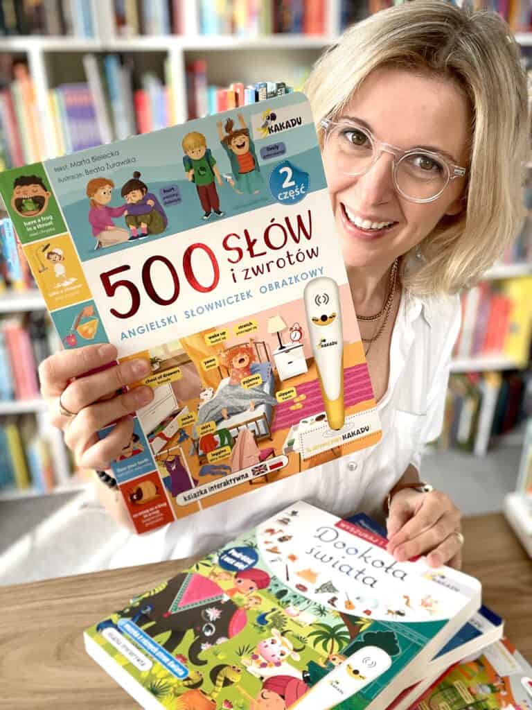 500 slow i zwrotow slowniczek obrazkowy polsko-angielski pioro kakadu