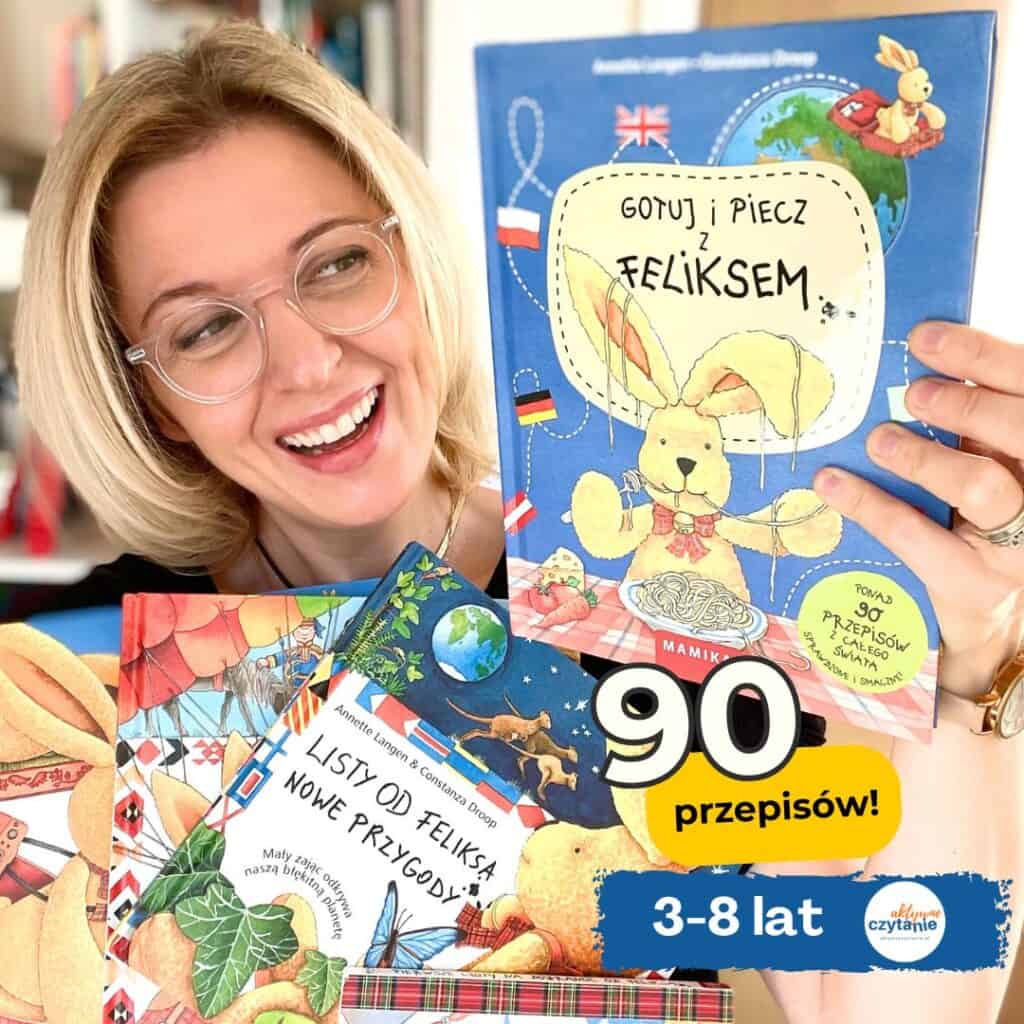 gotuj-i-piecz-z-feliksem-90-przepisow-recenzja-ksiazki-dla-dzieci aktywne czytanie mamika 1