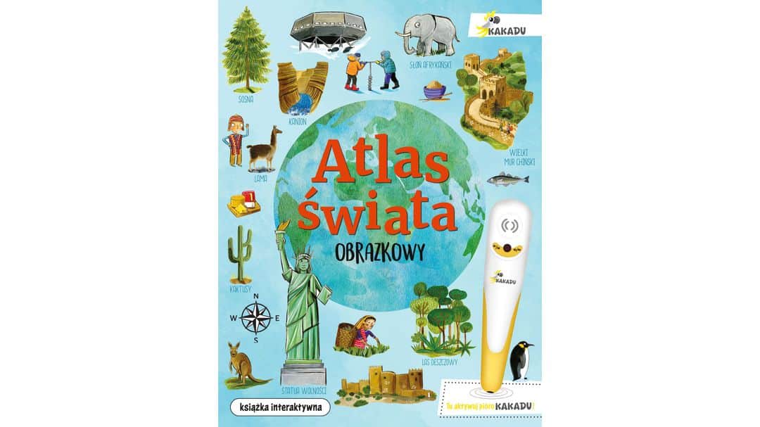 Obrazkowy atlas świata (seria z piórem KAKADU)