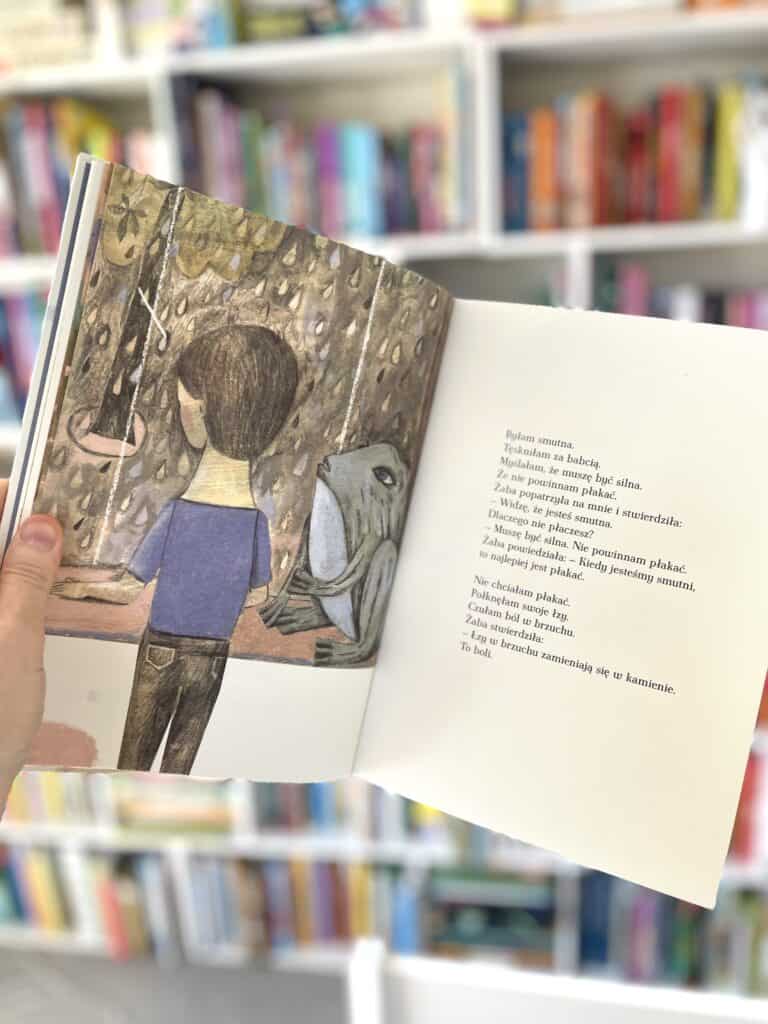 zaba-mala-opowiesc-o-zalobie-recenzja-ksiazki-dla-dzieci aktywne czytanie1