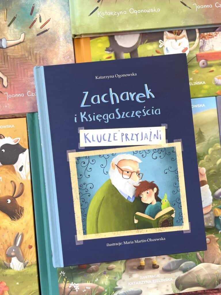 zacharek-i-ksiega-szczescia-klucze-do-przyjazni-recenzja-ksiazki-dla-dzieci aktywne czytanie1