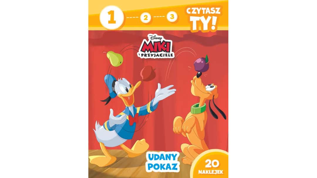 1, 2, 3, czytasz ty! Poziom 1. Udany pokaz. Disney Miki i Przyjaciele