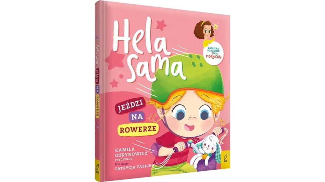 Hela sama jeździ na rowerze