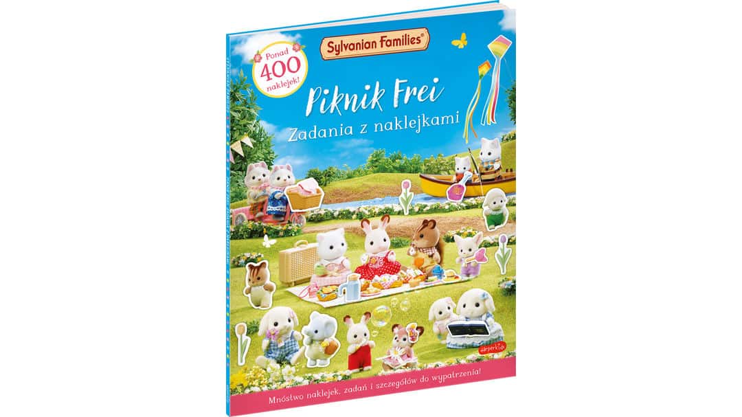 Sylvanian Families. Piknik Frei. Zadania z naklejkami