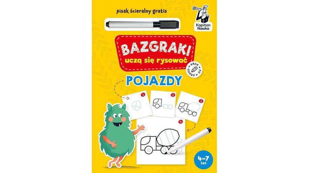 Bazgraki uczą się rysować. Pojazdy