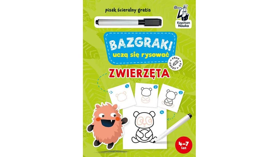 Bazgraki uczą się rysować. Zwierzęta