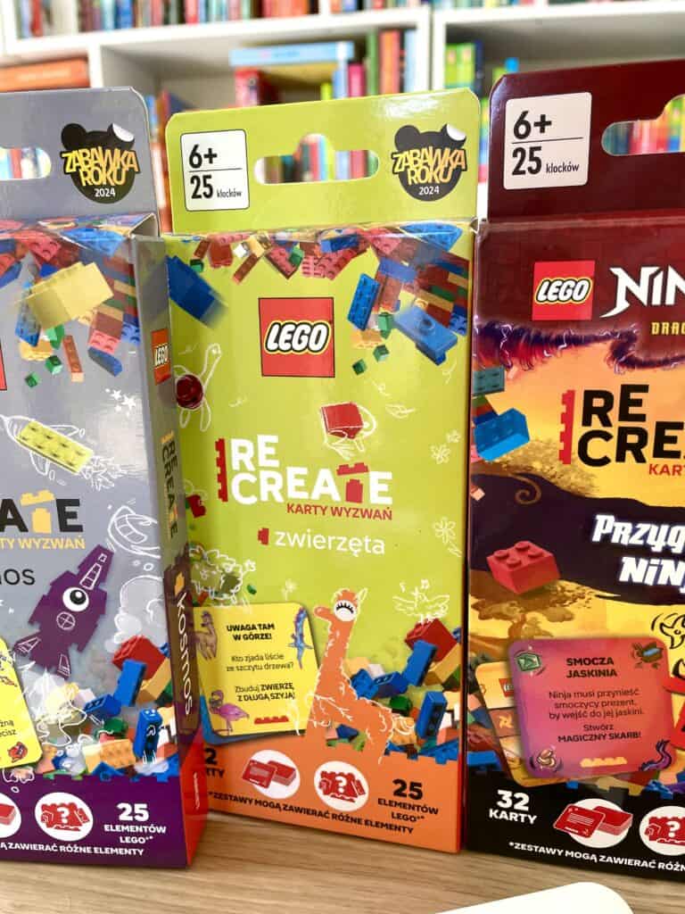 klocki-zestawy-lego-recreate-karty-wyzwan-lato-kosmos-zamek-przygody-ninja-zwierzeta-wydawnictwo-ameet-recenzja aktywne czytanie7