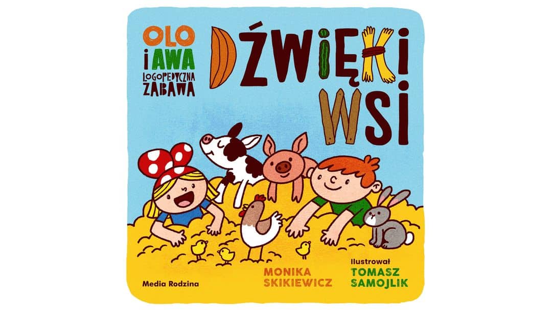 Olo i Awa. Logopedyczna zabawa. Dźwięki wsi