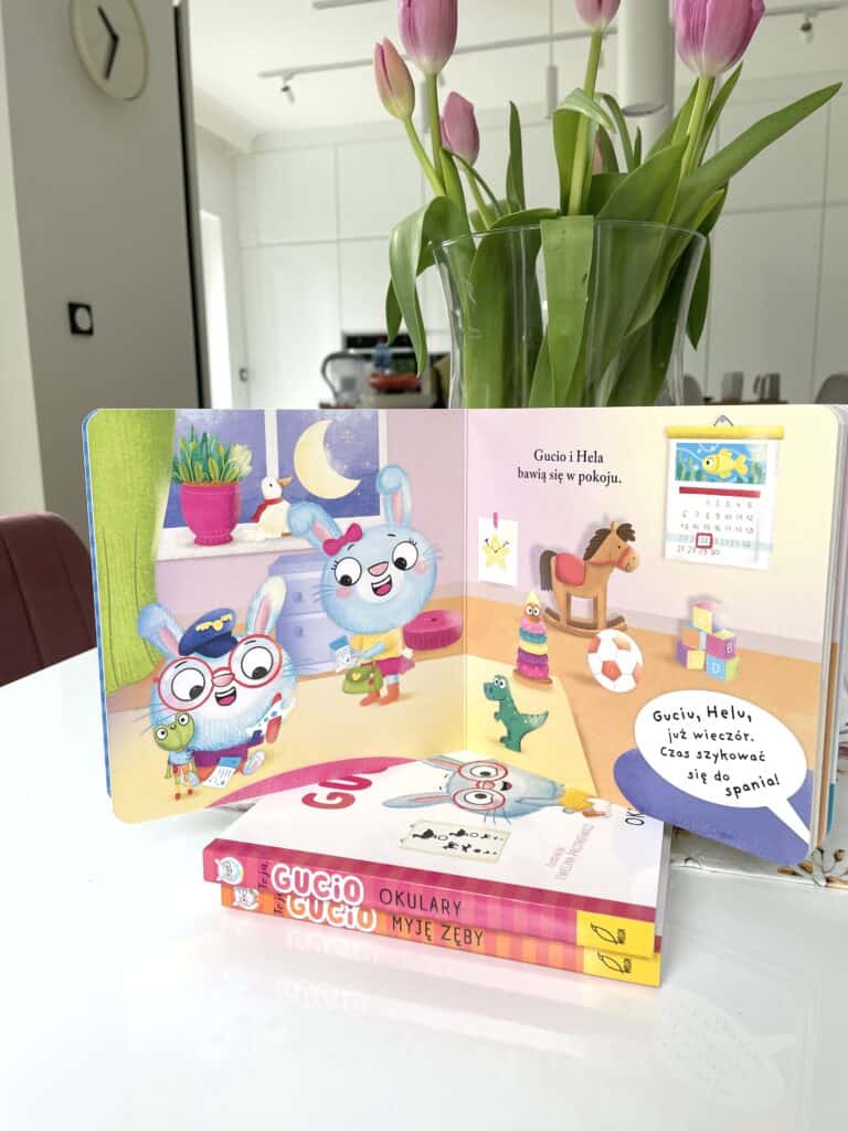 to-ja-gucio-okulary-to-ja-gucio-myje-zeby-to-ja-gucio-dobranoc-kartonowe-ksiazeczki-o-codziennosci-recenzja aktywne czytanie23