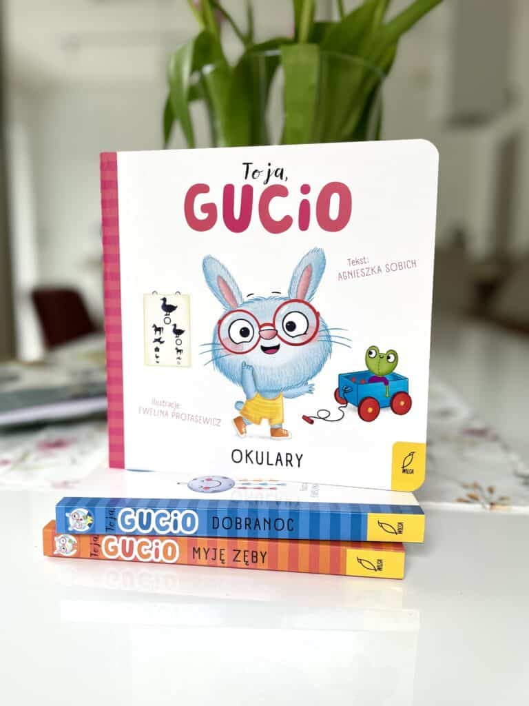 to-ja-gucio-okulary-to-ja-gucio-myje-zeby-to-ja-gucio-dobranoc-kartonowe-ksiazeczki-o-codziennosci-recenzja aktywne czytanie23