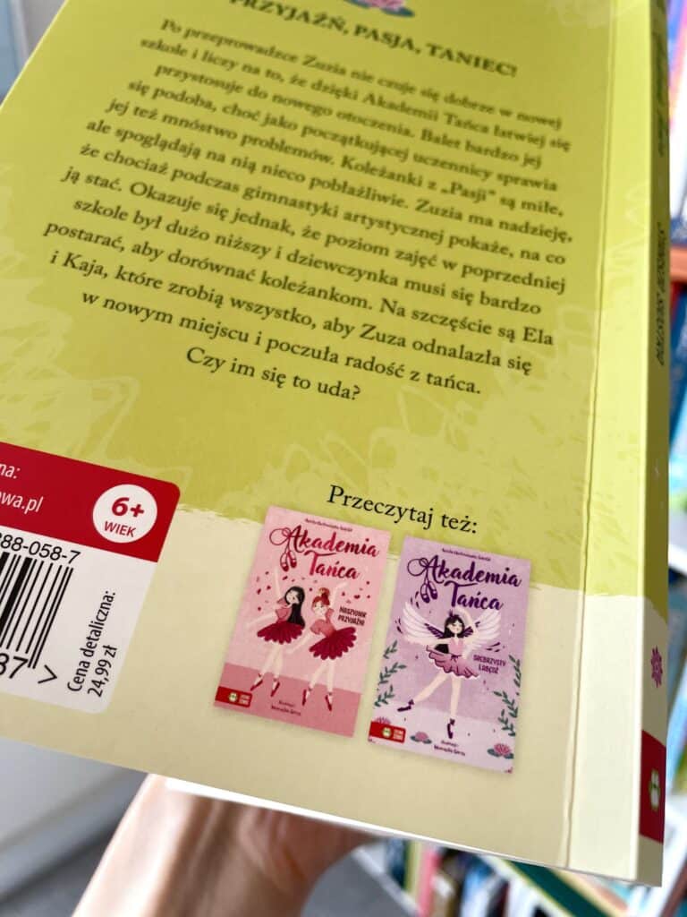 akademia-tanca-starsza-siostra-recenzja-ksiazki-dla-dzieci-zielona-sowa