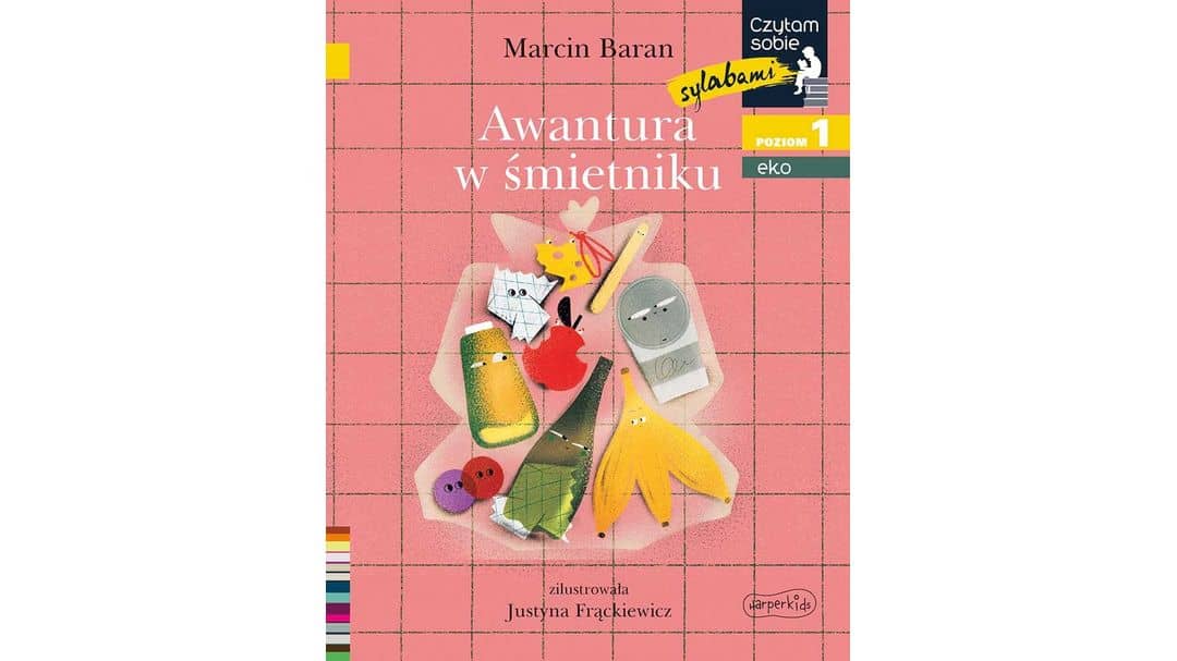 Awantura w śmietniku. Czytam sobie sylabami. Poziom 1