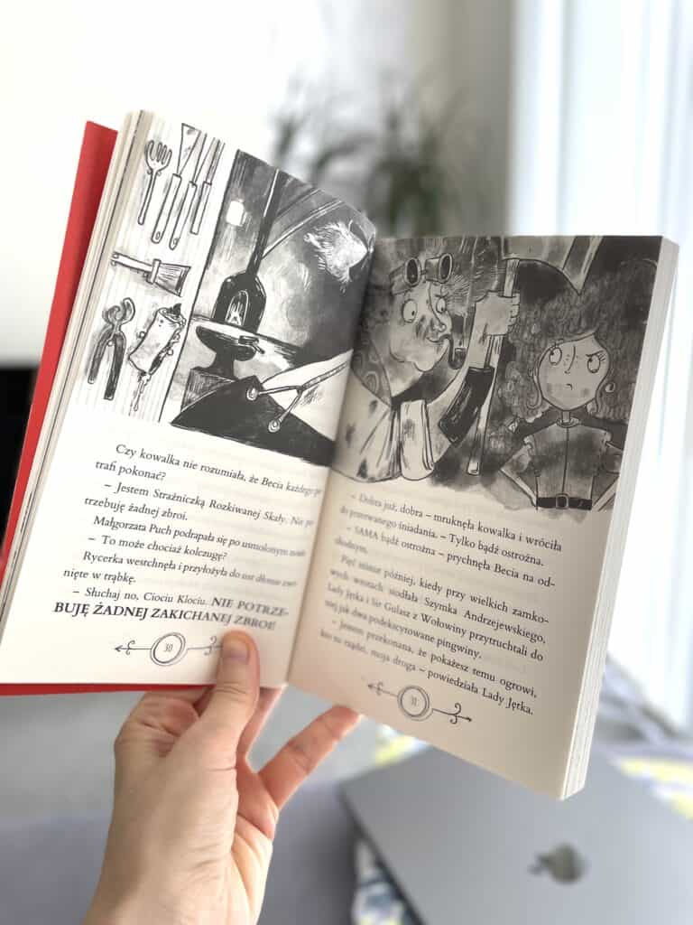 becia rowniacha i ropusza wiedzma recenzja śmieszne ksiazki dla dzieci 6-9 lat aktywne czytanie wydawnictwo magiczne1