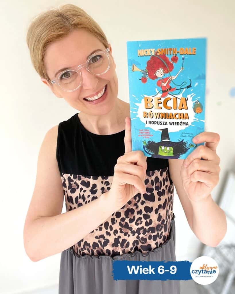 becia rowniacha i ropusza wiedzma recenzja śmieszne ksiazki dla dzieci 6-9 lat aktywne czytanie wydawnictwo magiczne7