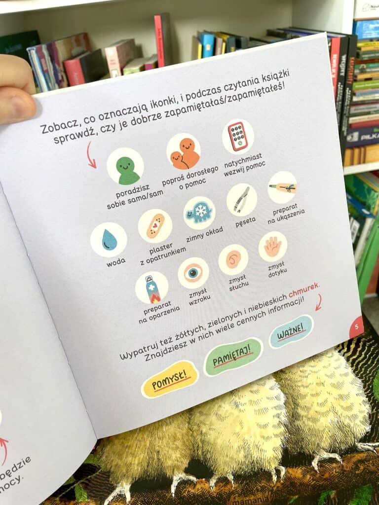 pierwsza pomoc z lelkiem recenzja ksiazki dla dzieci aktywne czytanie43
