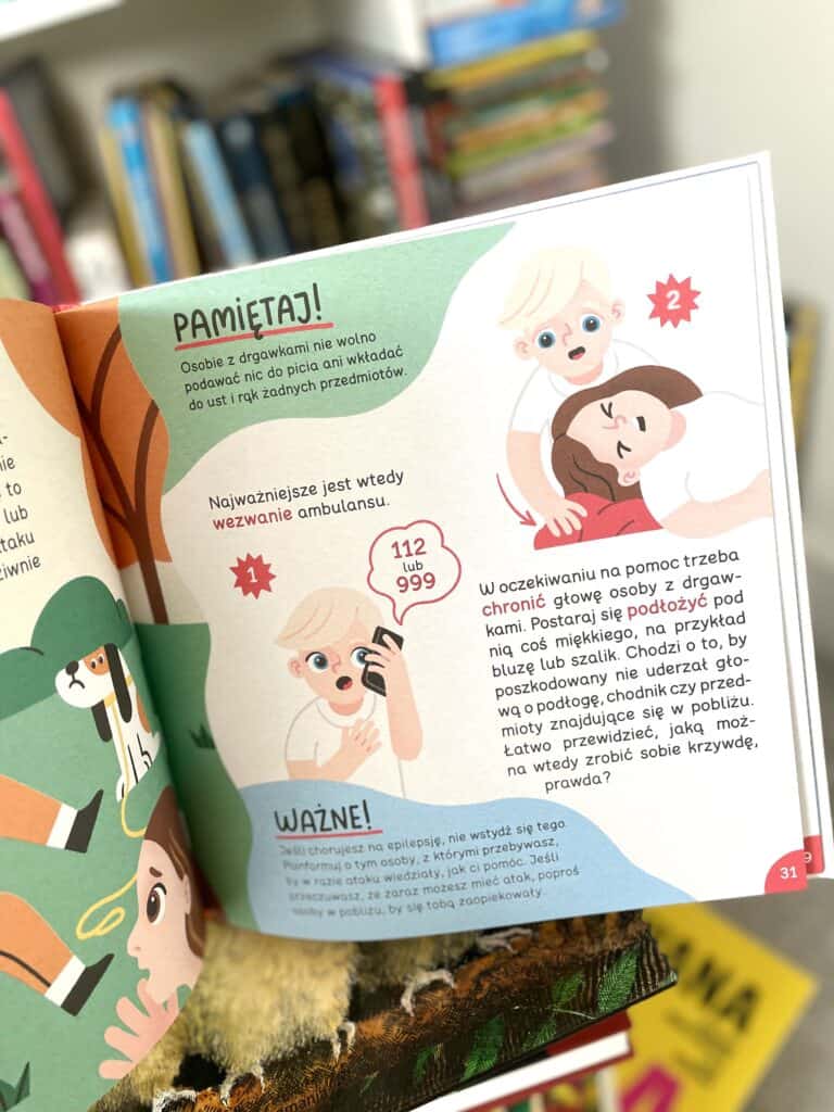pierwsza pomoc z lelkiem recenzja ksiazki dla dzieci aktywne czytanie43