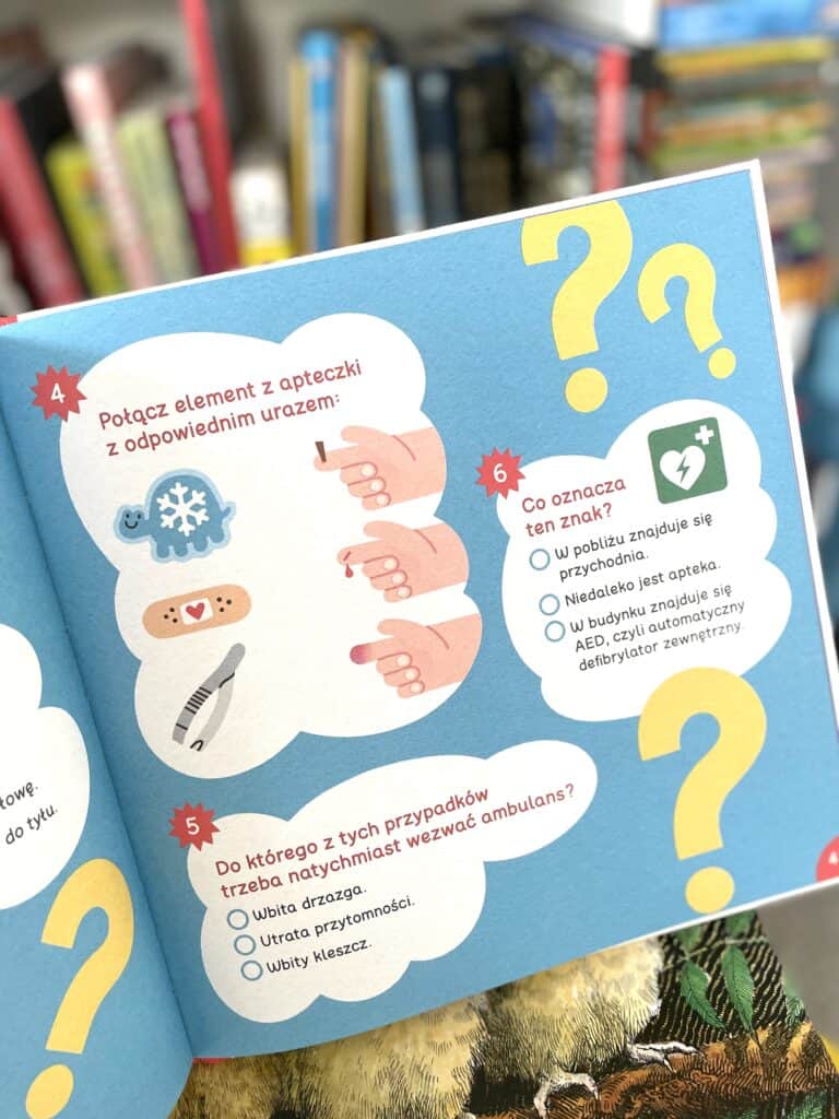 pierwsza pomoc z lelkiem recenzja ksiazki dla dzieci aktywne czytanie43