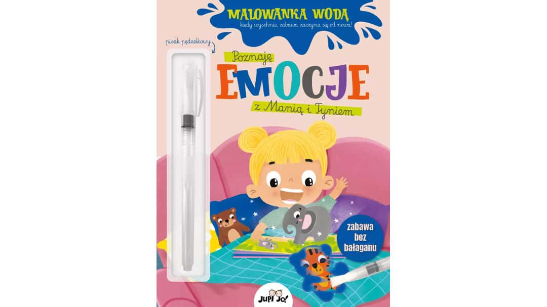 Poznaję emocje z Manią i Tyniem. Malowanka wodą