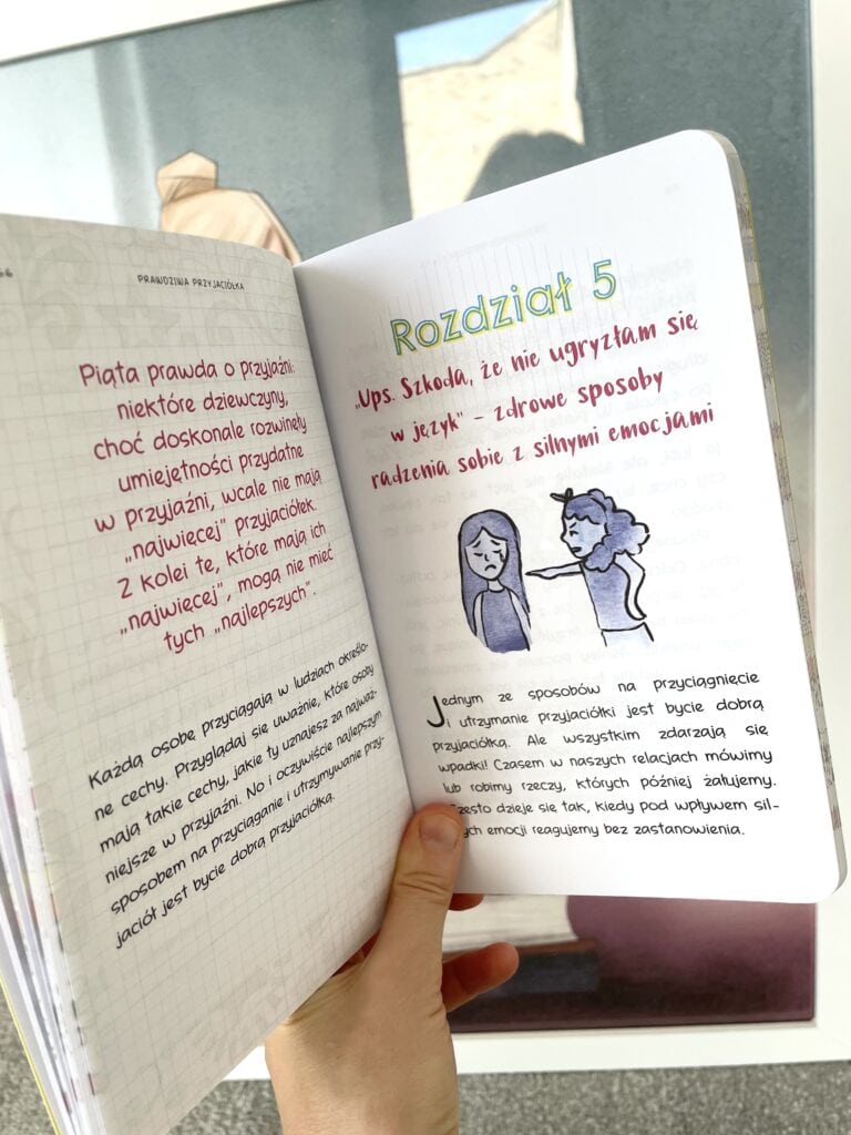 prawdziwa-przyjaciolka-recenzja-ksiazki-dla-dzieci-8-12-lat-o-przyjazni-granicach-i-kolezankach aktywne czytanie levyz2