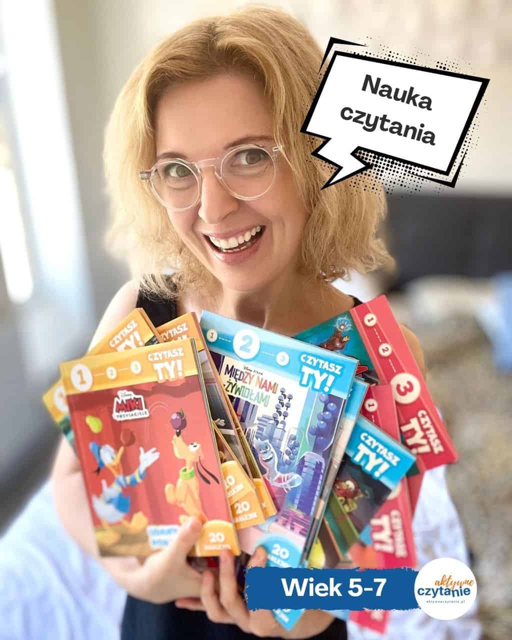Raz, dwa, trzy czytasz Ty! Seria książek do nauki czytania sylabami