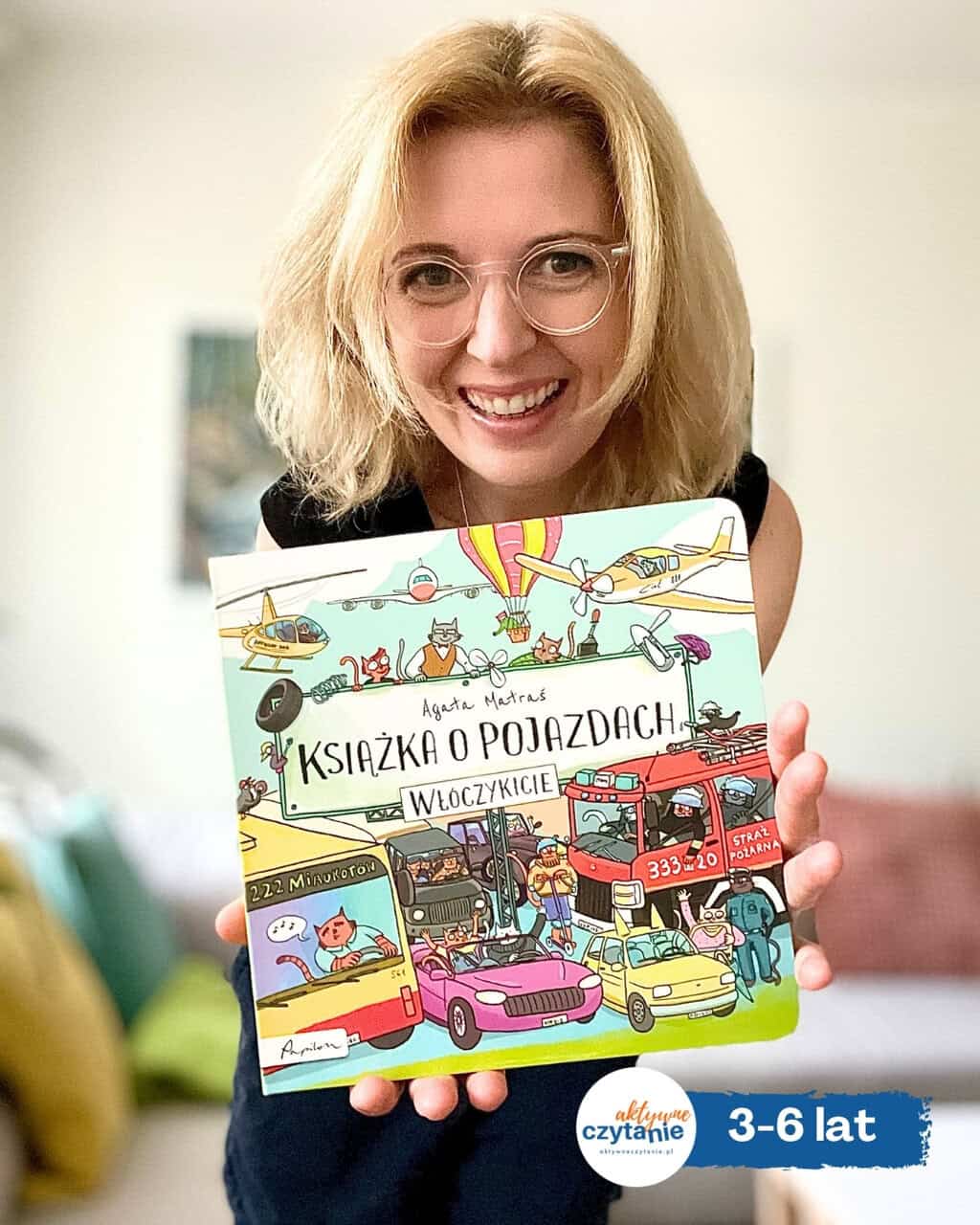 ”Włóczykicie. Książka o pojazdach”. Kartonowa wyszukiwanka z zadaniami